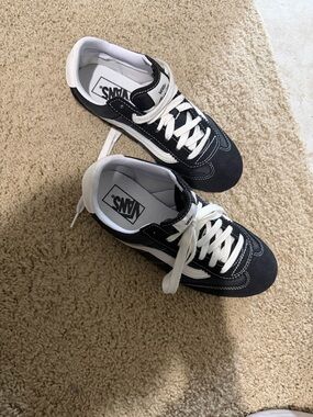 Vans Black and White Old Skool Style Sneakers